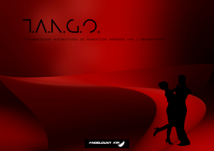 Ecrire le tango.