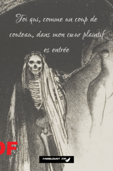 Toi qui, comme un coup de couteau, dans mon coeur plaintif est entrée - PDF